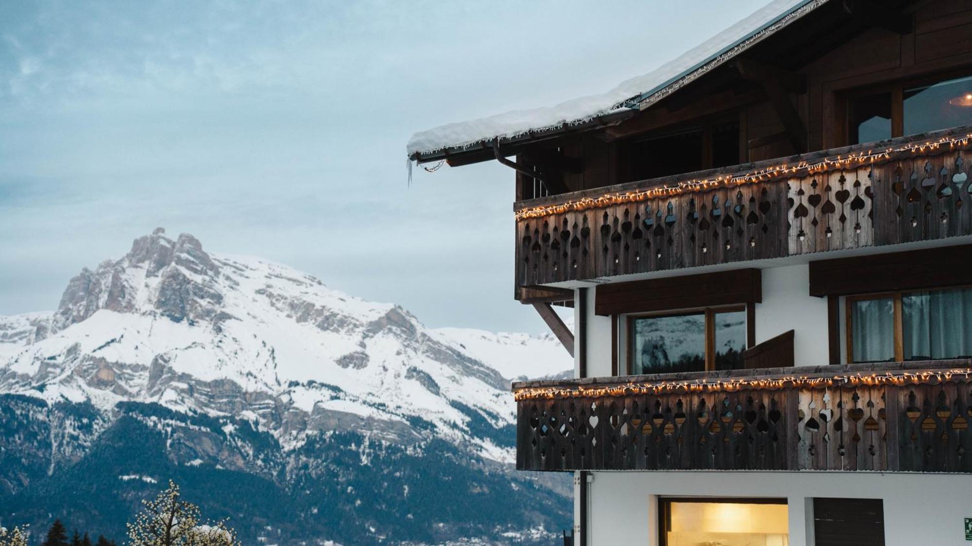 Chalet Alpen Valley, Mont-Blanc Combloux Exteriör bild